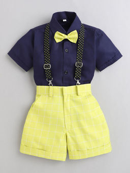 Hopscotch - Boys Yellow Solid Formal Set