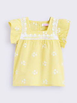 Hopscotch - Pure Cotton Embroidered Blouse