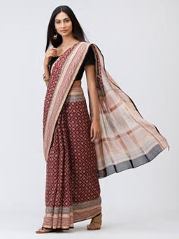Fabindia - Cotton Silk Bagh Print Sari
