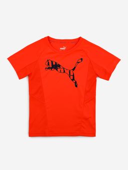Puma - Active Sports Poly Boys Red T-shirts
