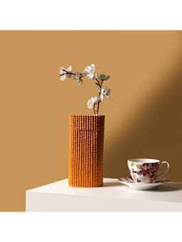 The Artment - Resin Riot Of Colour Vase, Orange Color