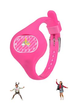 Spiky - Round Stylish Casual Analog Watch for Kids Boys and Girls-Magenta