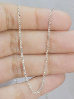 LuxeVogue - 925 Sterling Silver Anti-Tarnish Chain Necklace