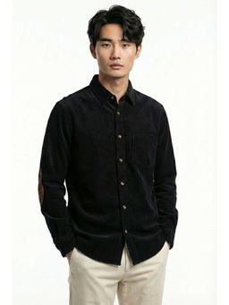 MISCHIEF MONKEY - Corduroy Shirt Black