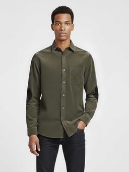 MISCHIEF MONKEY - Corduroy Shirt Green