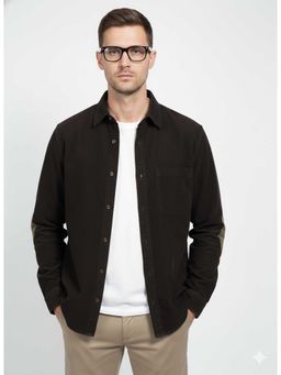 MISCHIEF MONKEY - Corduroy Shirt Brown
