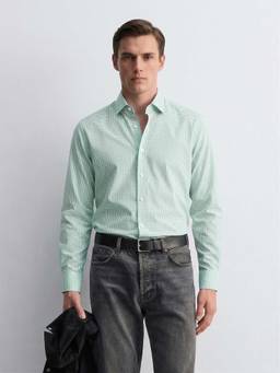 MISCHIEF MONKEY - Check Shirt Green