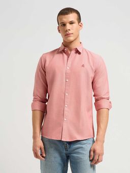 MISCHIEF MONKEY - Oxford Button-Down Shirt Pink
