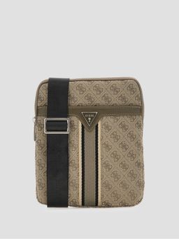 Guess - Milano Compact Green Printed Sling Bag