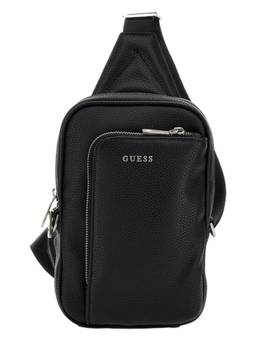 Guess - Riviera Black Solid Sling Bag