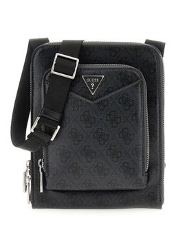 Guess - Siena Flat Black Printed Sling Bag