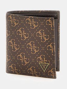 Guess - Mito Brown Printed Bi-Fold Wallet