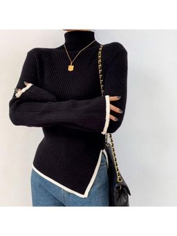 Outzidr - Black Asymmetric Top