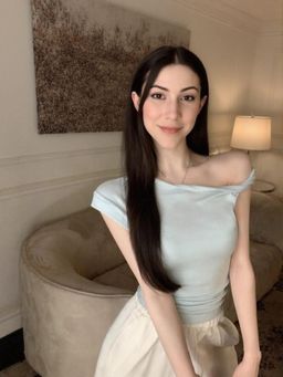 Outzidr - Blue One Shoulder Top