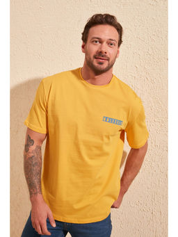 Trendyol - Man Yellow T-Shirt