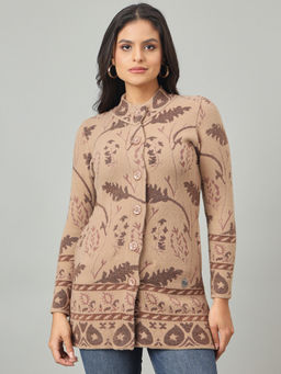 Duke - Women Brown Long Coat Short Style