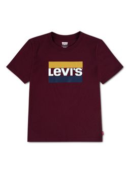 Levi's - Maroon Printed T-Shirt