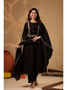 Suramya - Saanjh Chevron Panel Kurta and Pant with Dupatta