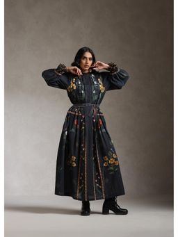 Raiman - The Stargazer Floral Dress with Belt (Set of 2)