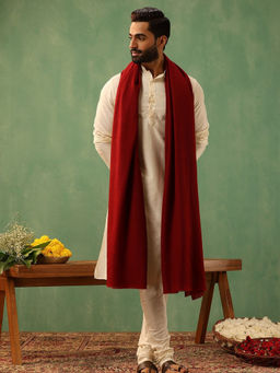 Dusala India - Red Cohen Pashmina Stole