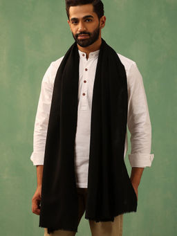 Dusala India - Black Krish Pashmina Stole