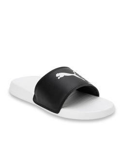 Puma - Geo Unisex Black Sliders