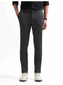 Arrow Newyork - Mens Super Slim Fit Formal Grey Trouser