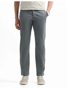 Arrow Sports - Mens Dobby Weave Regular Fit Casual Trouser