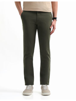 Arrow Sports - Mens Super Slim Fit Bi-Stretch Twill Casual Trouser