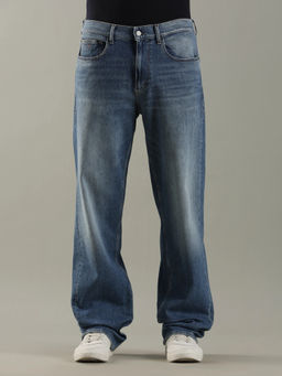 Tommy Hilfiger - Mid-Wash Loose Fit Mid Rise Jeans