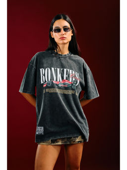 Bonkers Corner - Need for Speed Grey Oversized T-shirt