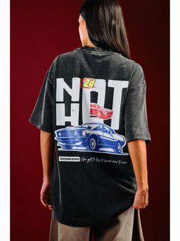 Bonkers Corner - Not Hot Grey Oversized T-shirt