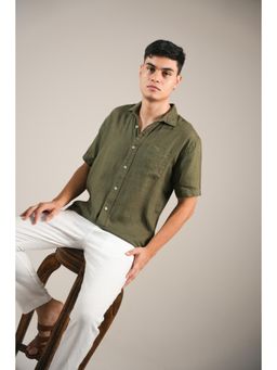 J.LINUM Co - Olive Grove Linen Shirt
