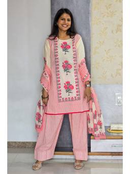 Pink Tree - Pink Mughal Farshi Salwar and Kurta