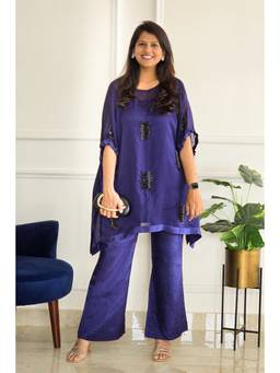 Pink Tree - Blue Embelllishments Tunic and Pant