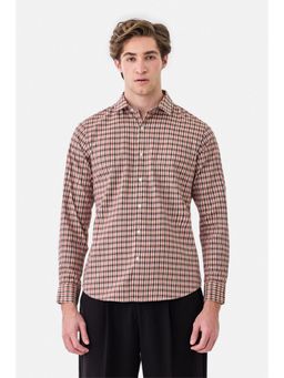 Snitch - Multi-Color Cotton Collar Neck Slim Full Sleeves Shirt