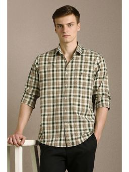 Louis Philippe - Multi-Color Cotton Collar Neck Regular Full Sleeves Shirt