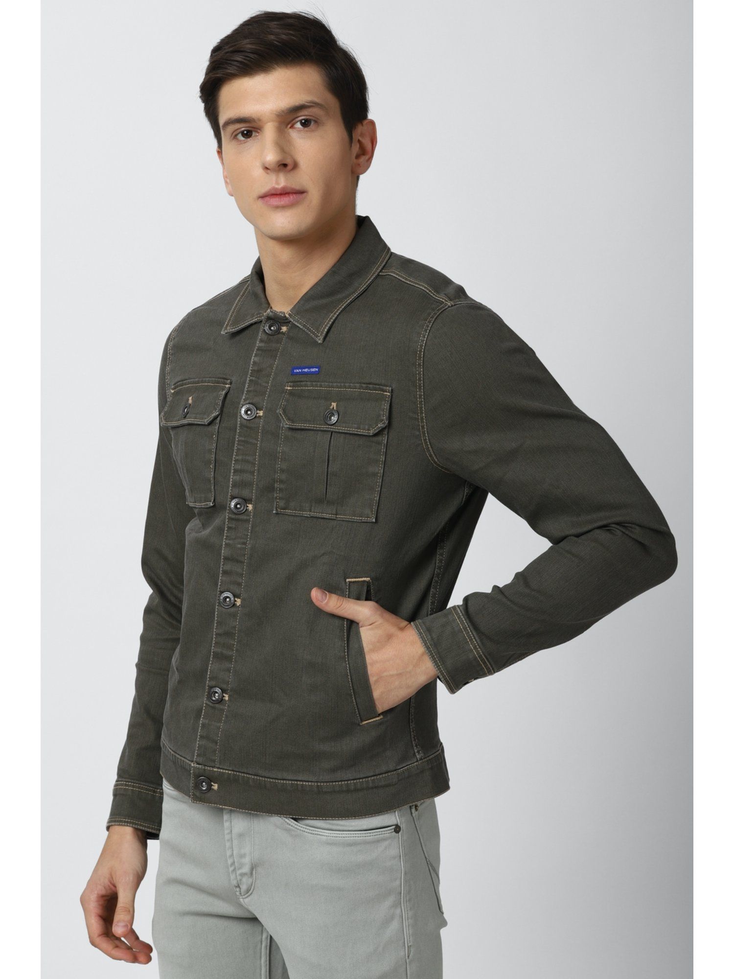 van heusen grey jacket