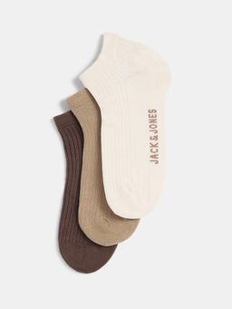 Jack & Jones - Men Multi-Color Ankle Length Socks (Pack of 3)