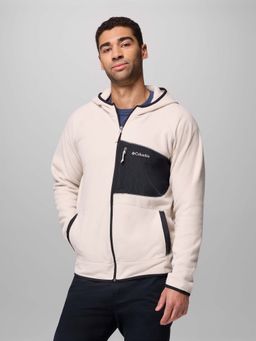 Columbia - Beige Fast Trek Overlay Fleece Jacket