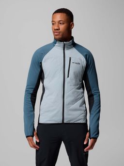 Columbia - Blue Hybrid Fleece Jacket