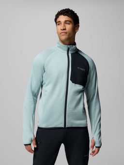 Columbia - Blue Triple Canyon Grid Ii Fleece Jacket