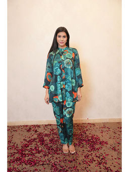 Studio Chiraiya - Green Floral Co-Ord (Set of 2)