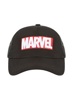 BZ Headwear - Marvel Box Logo Mens Trucker Cap - Black