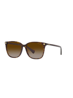 RALPH - Women Gradient Brown Lens Square Sunglasses - 0RA529350033B56