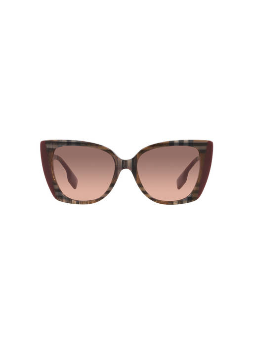 Buy Burberry Women Gradient Brown Lens Cat Eye Sunglasses  display picture 1