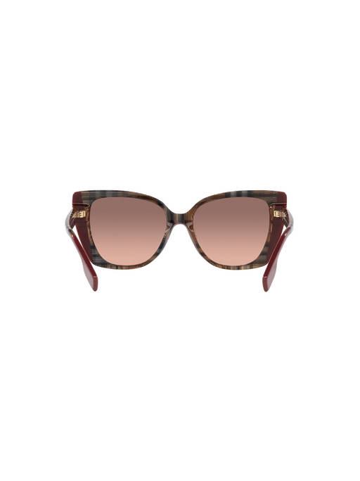 Buy Burberry Women Gradient Brown Lens Cat Eye Sunglasses  display picture 3