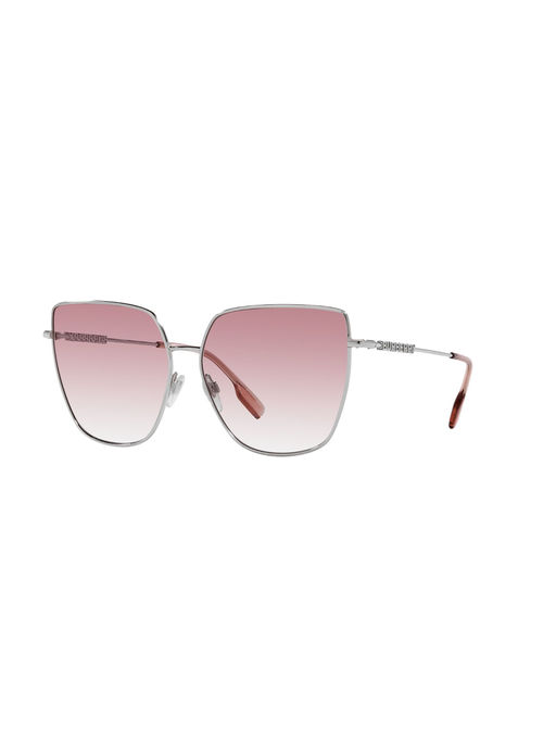 Buy Burberry Women Gradient Pink Lens Irregular Sunglasses