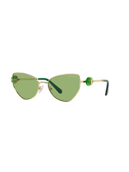 SWAROVSKI - Sunglasses Women UV Protected Green Lens Irregular Sunglasses - 0SK70034004/257
