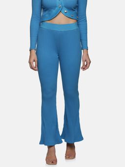 IS.U - Vivid Blue Rib Bootcut Pant